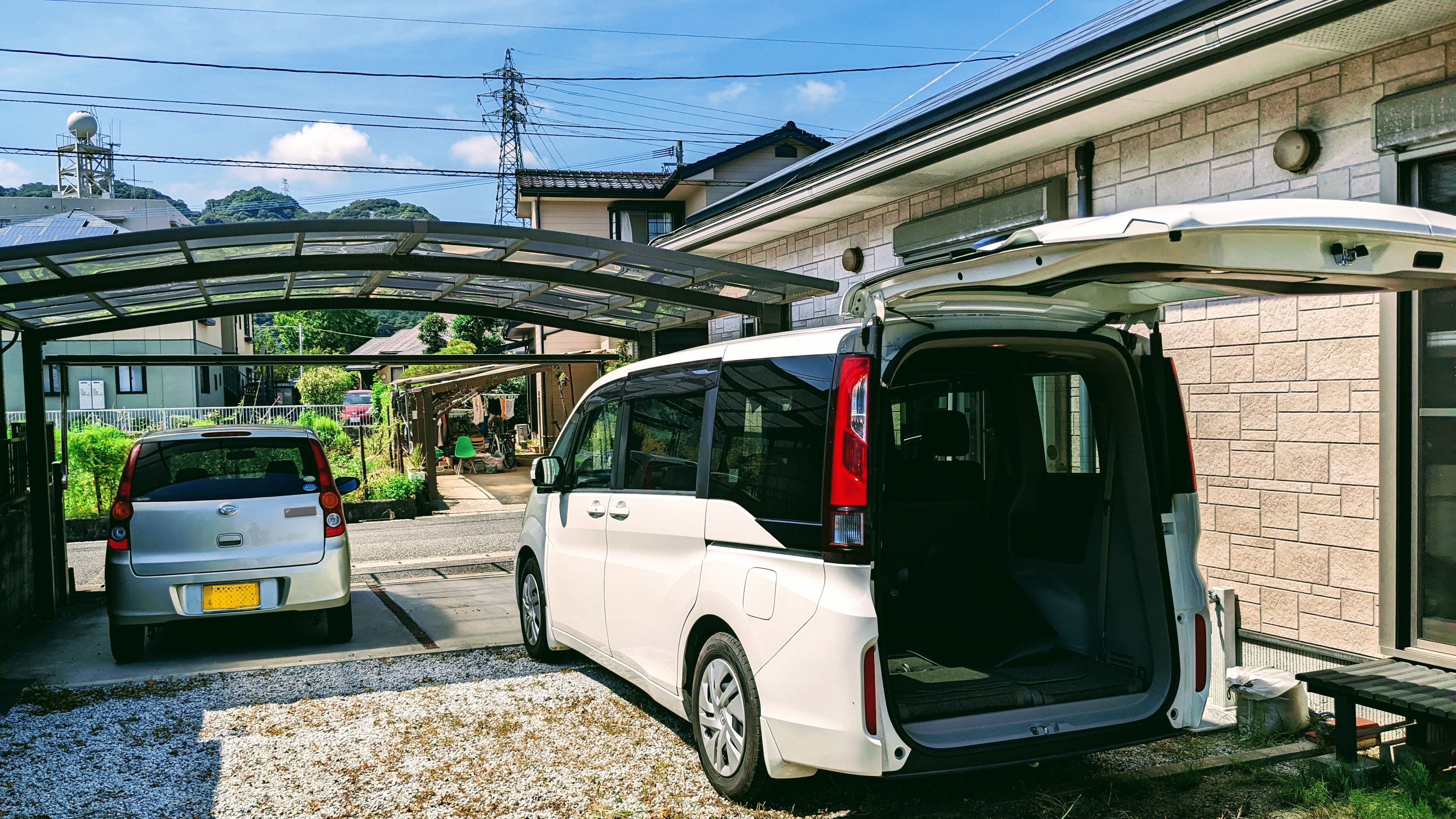 2台分の駐車場工事イメージ